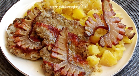 Cigány pecsenye - szalonnaboltos módra