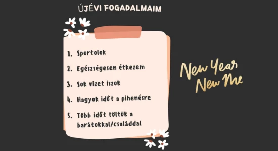 Te hogy állsz az újévi fogadalmakkal?