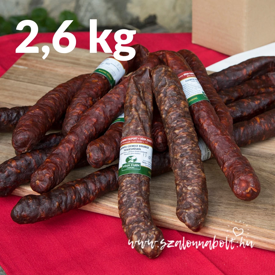 Kolbász válogatás Végh Farm